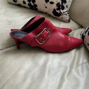 SOL SANA Red Leather Women's Shoes size 10